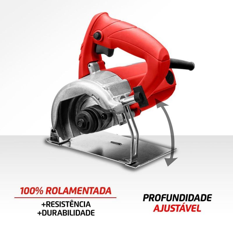 Serra Mármore Mondial Tools Fsm-03 220v-vermelho