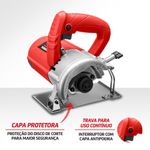 Serra Mármore Mondial Tools Fsm-03 220v-vermelho