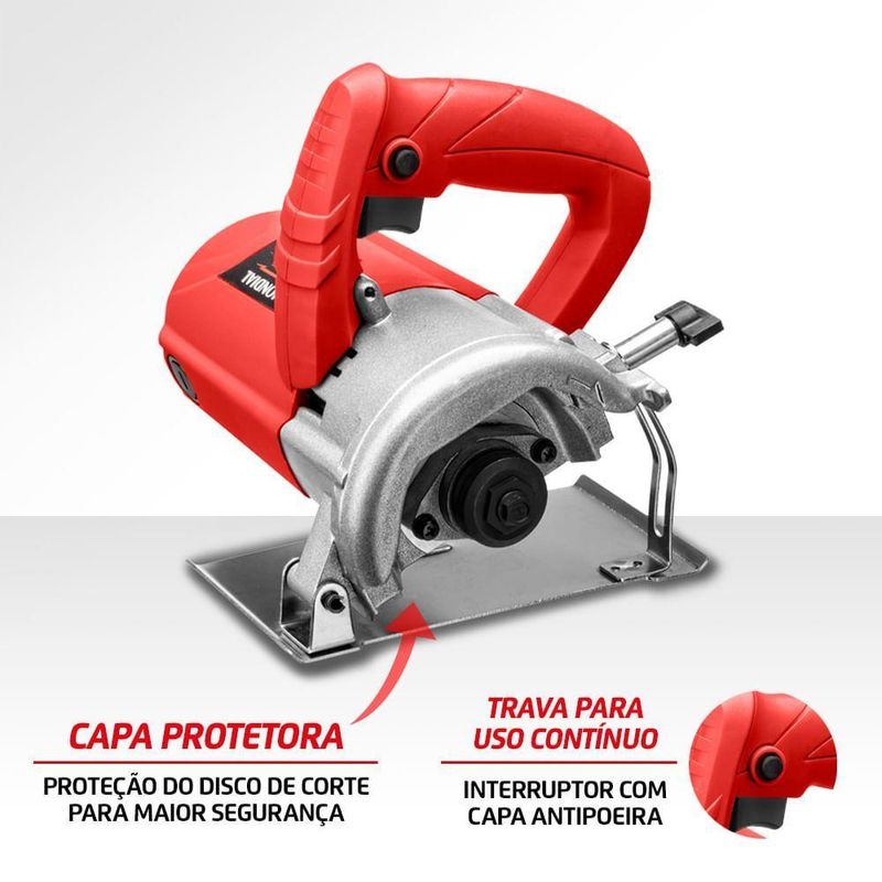 Serra Mármore Mondial Tools Fsm-03 220v-vermelho