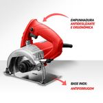 Serra Mármore Mondial Tools Fsm-03 220v-vermelho
