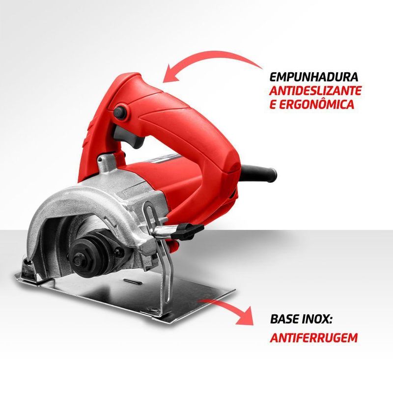 Serra Mármore Mondial Tools Fsm-03 220v-vermelho