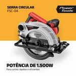 Serra Circular Mondial Power Tools 60hz Fsc-04 127V