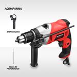 Furadeira De Impacto Power Tools Ffi-05 220v-vermelho