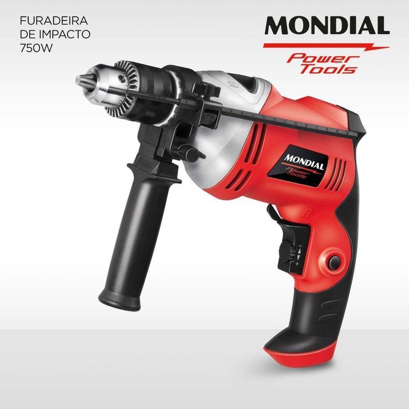 Furadeira De Impacto Power Tools Ffi-05 220v-vermelho