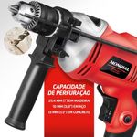 Furadeira De Impacto Power Tools Ffi-05 220v-vermelho