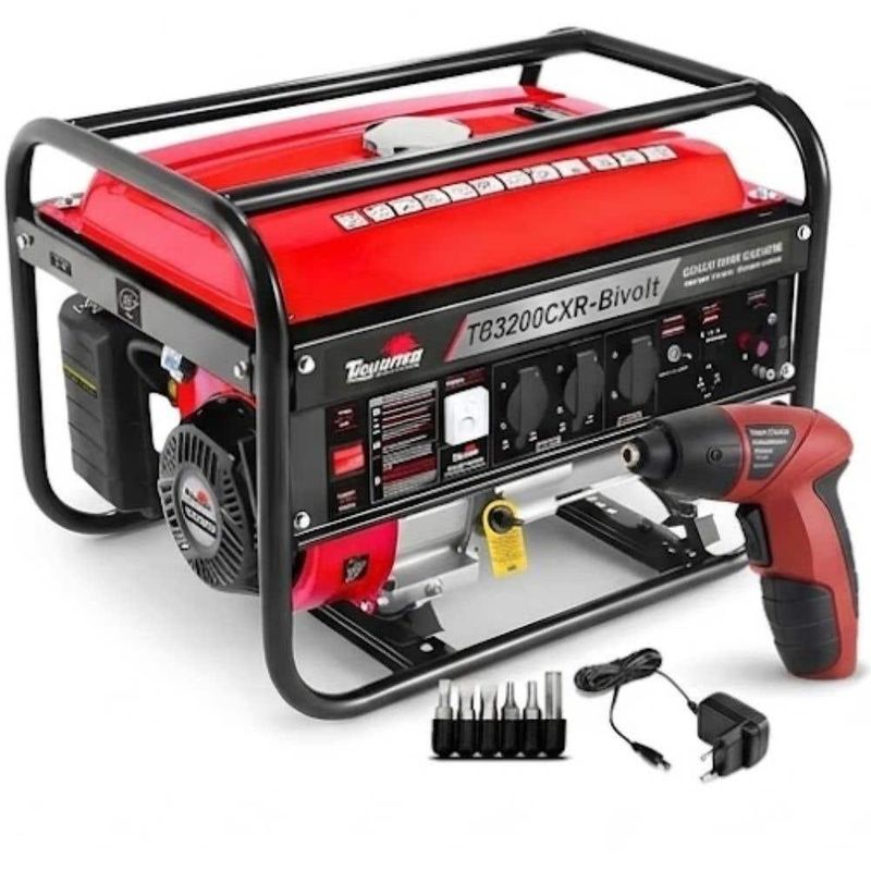 Parafusadeira 48v Ho031 Com Gerador 3,1kva 7hp Tg3200cxr Bivolt Multilaser Toyama