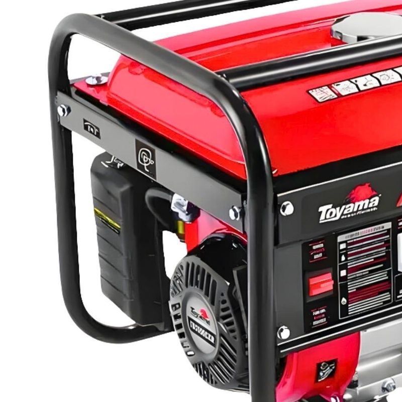 Gerador De Energia à Gasolina 3,1kva 4 Tempos 7 Hp Bivolt Tg3200cxr Toyama Bivolt