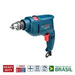 Furadeira Industrial De Impacto 3/8 Pol Com Reversão 450w Gsb 450 Re Bosch 220v