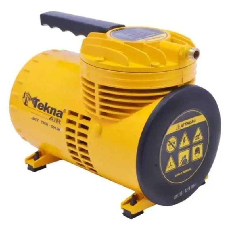 Compressor De Ar Direto 40 Psi 1/4 Hp Com Kit Bivolt Cd12151bk Tekna Bivolt