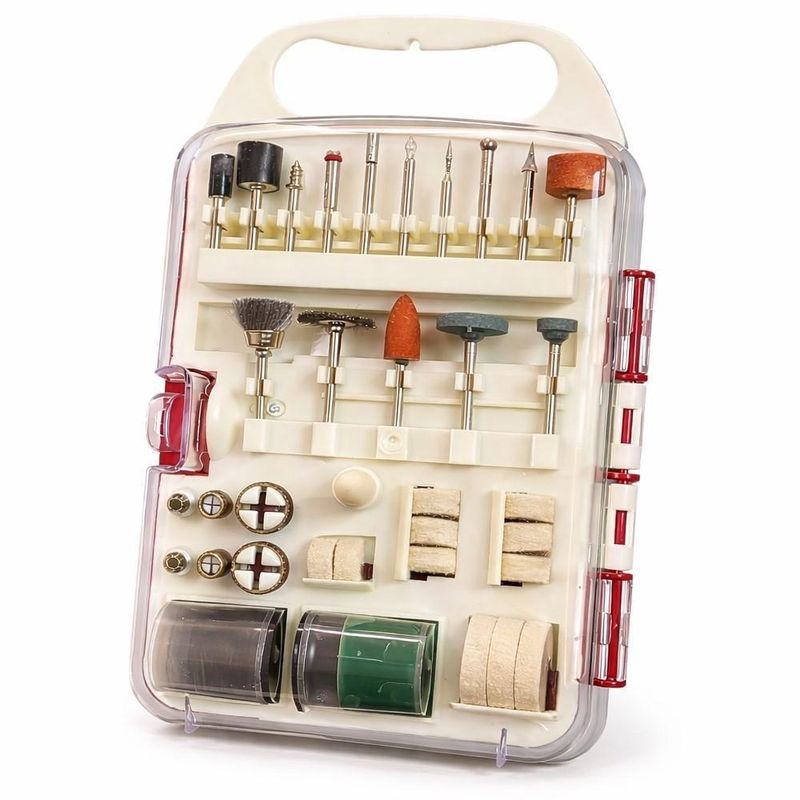 Kit Acessorios Micro Retifica 71 Acessorios Maleta Universal