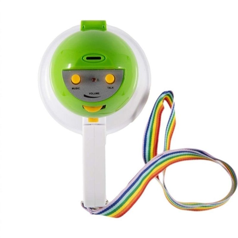 Megafone Amplificador Portatil Mini Gravador De Mao Ajuste Sirene Musical Dobravel A Pilha