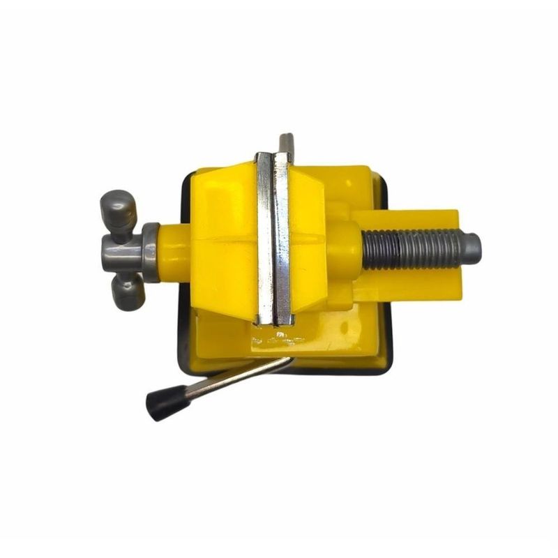 Mini Torno Morsa De Bancada 35mm Com Ventosa Tipo Goot St-80 Completa