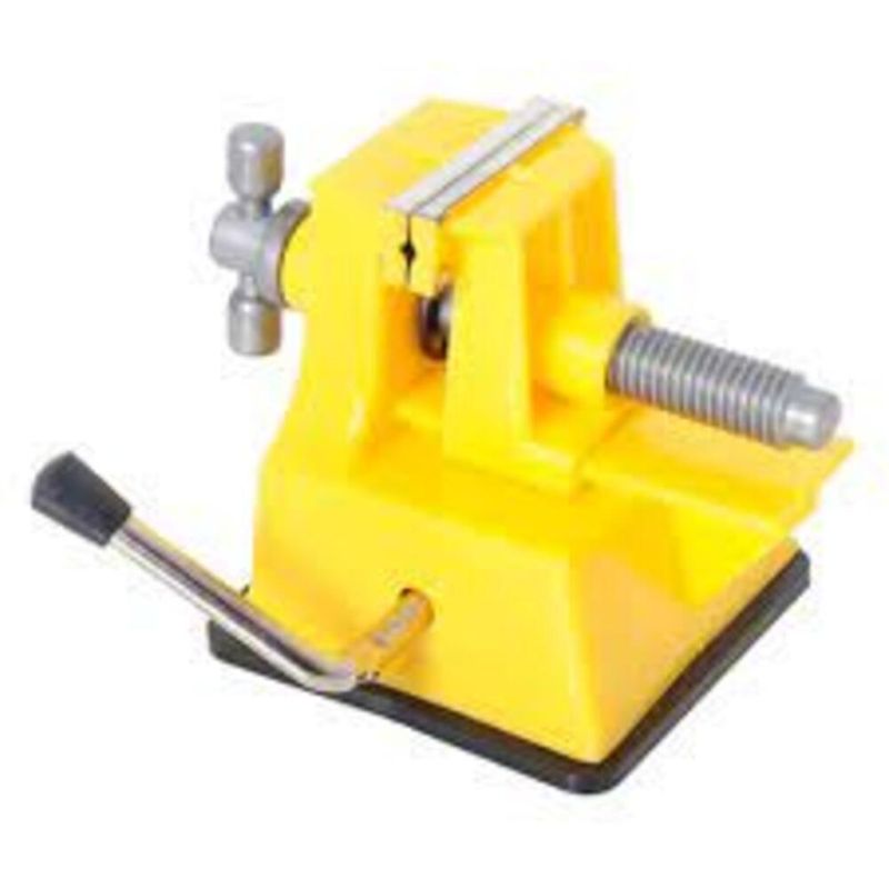 Mini Torno Morsa De Bancada 35mm Com Ventosa Tipo Goot St-80 Completa