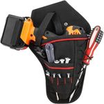 Cartucheira Porta Furadeira Ferramentas Parafusadeira Cinto Bolsa Eletricista Carpinteiro