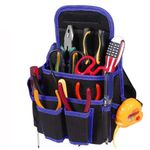 Cinto Porta Ferramentas Bolsa Cartucheira Eletricista Cinturao Organizador 8 Espacos Carpinteiro