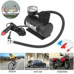 Mini Compressor De Ar Eletrico 12v Portatil Veicular 3 Bicos