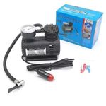 Mini Compressor De Ar Eletrico 12v Portatil Veicular 3 Bicos