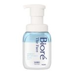 Espuma de limpeza facial bioré - the face moisture