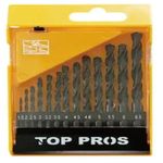 Jogo Brocas 13 Peças Com Estojo Aco Rapido Kit Perfuracao Metal Plastico Furadeira Parafusadeira Multitamanhos Profissio