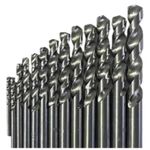 Jogo Brocas 13 Peças Com Estojo Aco Rapido Kit Perfuracao Metal Plastico Furadeira Parafusadeira Multitamanhos Profissio