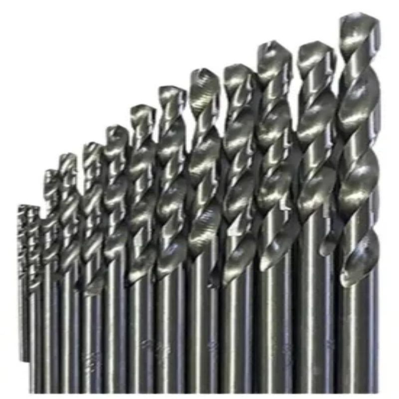 Jogo Brocas 13 Peças Com Estojo Aco Rapido Kit Perfuracao Metal Plastico Furadeira Parafusadeira Multitamanhos Profissio