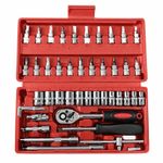 Kit Ferramentas 46 Peças Com Maleta – Versátil, Durável E Profissional