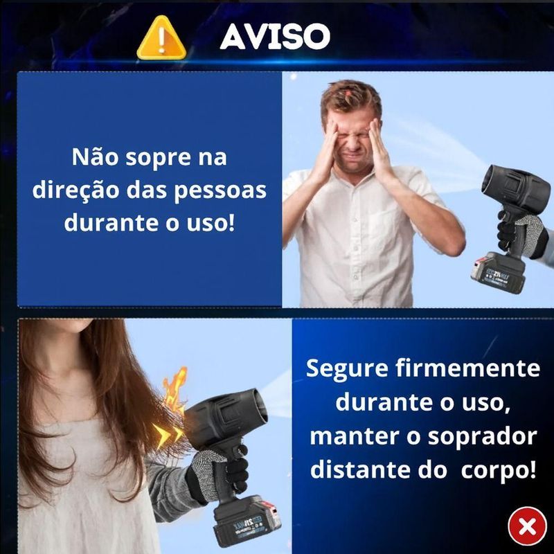 Soprador De Ar Portátil 48v – Potência, Versatilidade E Praticidade Em Suas Mãos  Para Casa E Jardim