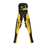 Alicate de Crimpar V-318 para Fios de 0,2 a 6MM com Cabo Anatômico Preto e Amarelo Western