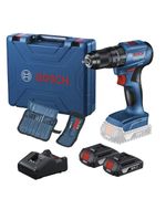 Parafusadeira Furadeira de Impacto 18 Volts 2 Baterias com Maleta + 23 Acessórios Gsb185li Bosch