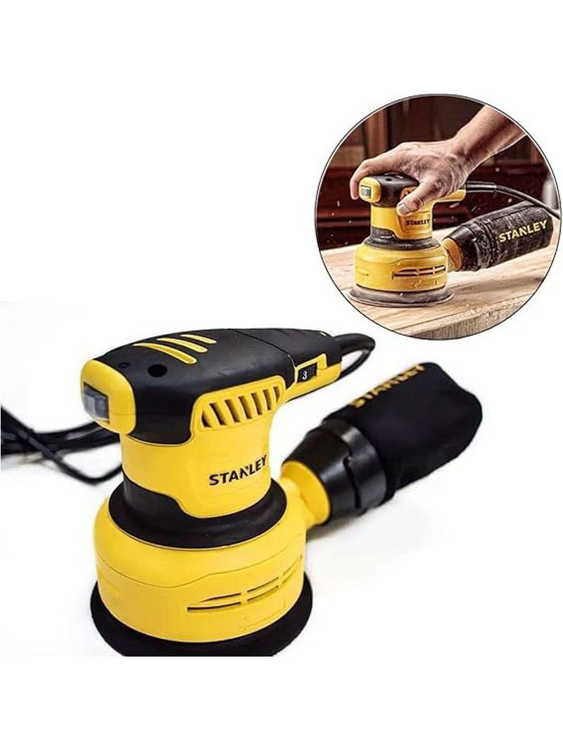 Lixadeira Roto Orbital 5" 300 Watts 110 Volts - Ss30 - Stanley Lixadeira Roto Orbital 5" 300w 127v B&d
