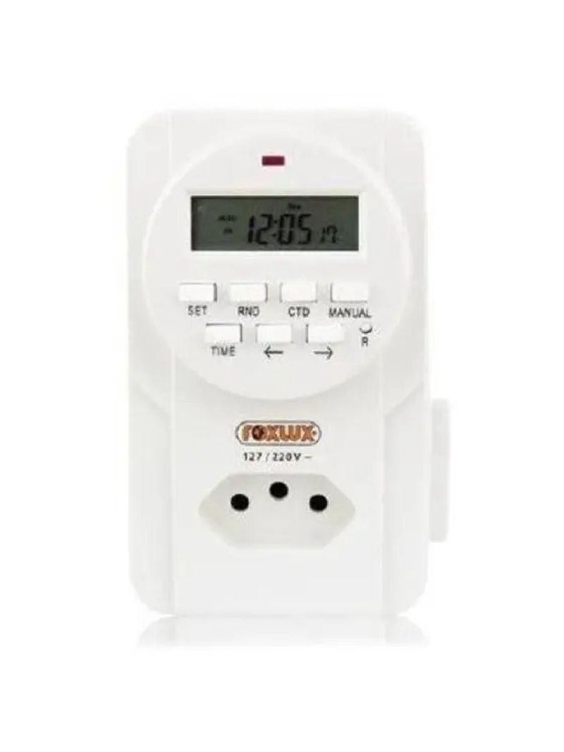 Timer Temporizador Digital Bivolt Foxlux