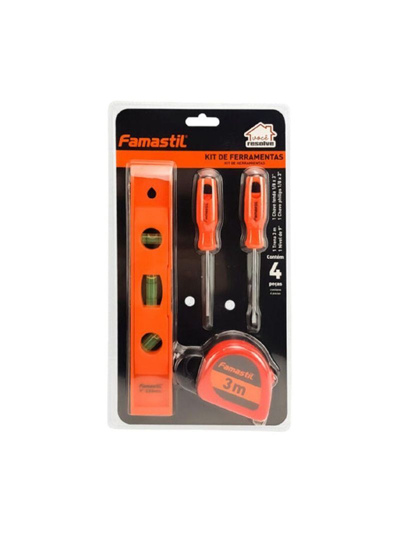 Kit De Ferramentas Você Resolve Famastil 4 Peças 3