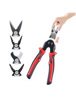 Kit Conjunto Alicate 5 Em 1 Cortador Descascador Crimpador