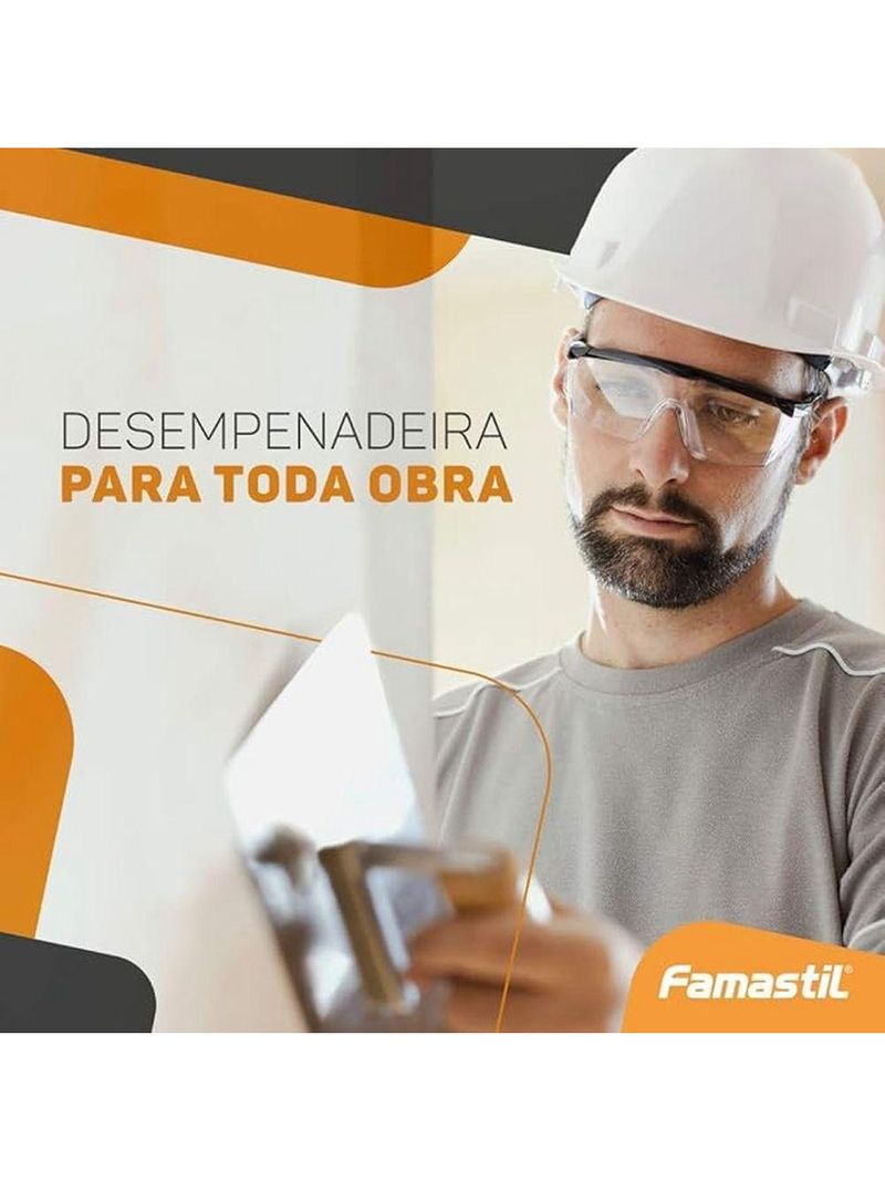 Desempenadeira De Aço Famastil Para Rejunte 30x9,5cm