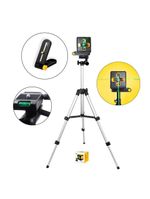Kit Mini Nível Laser 20m Com Tripé 2 Linhas E Bateria Recarregável