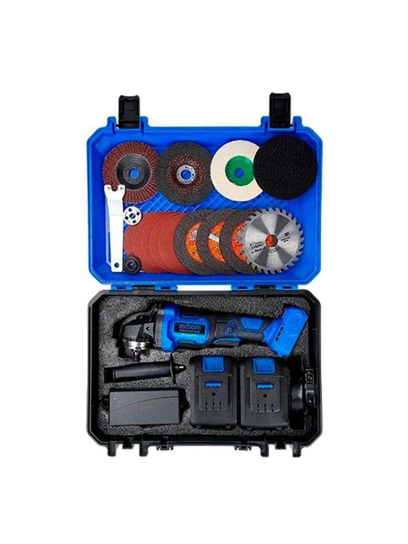 Lixadeira Esmerilhadeira Angular 48v Motor Sem Escova Com 25 Peças