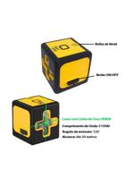 Nivel A Lazer 20m 2 Linhas Auto Nivelamento Bip Sonoro