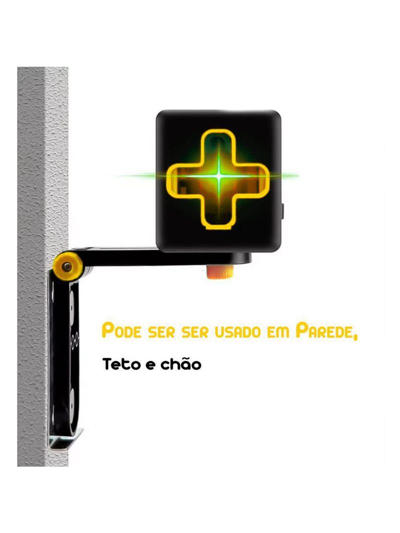 Nivel A Lazer 20m 2 Linhas Auto Nivelamento Bip Sonoro
