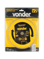 Disco De Corte Diamantado V2 Turbo 230mm - Vonder