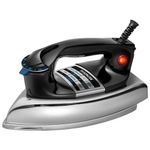 Ferro a Seco Mondial FS-01-BI 1250W Base de Alumínio Polido Preto 110V