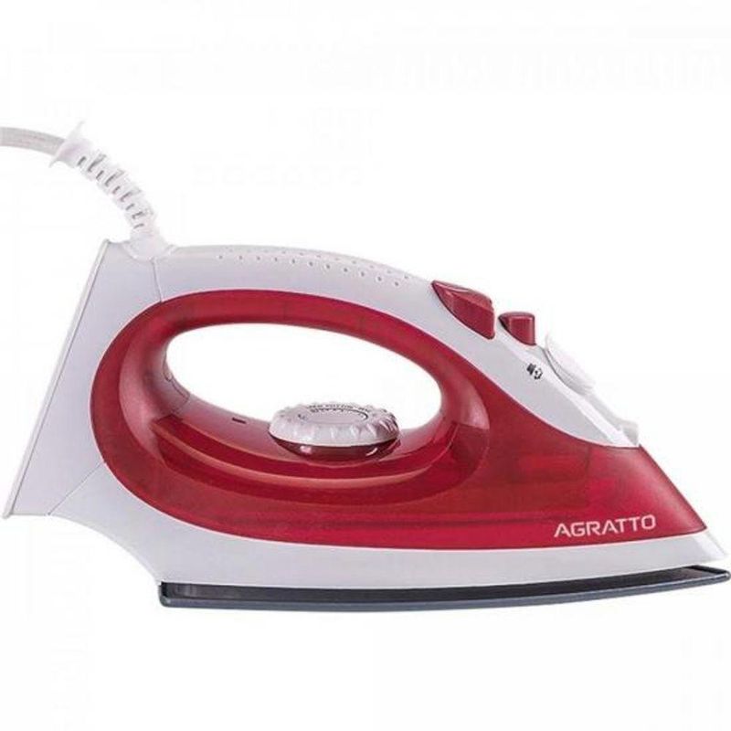 Ferro a Vapor Agratto Bravo FC 01 1250W Base Cerâmica Vermelho 110V