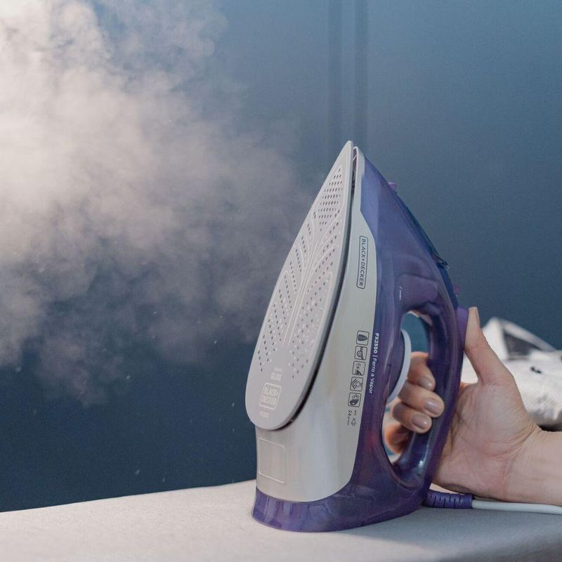 Ferro A Vapor Gliss FX2550 Black Decker Roxo/cinza 220V