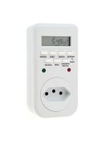 Timer Temporizador Digital Bivolt Tomada Contador Programável - Controle, Economia E Praticidade