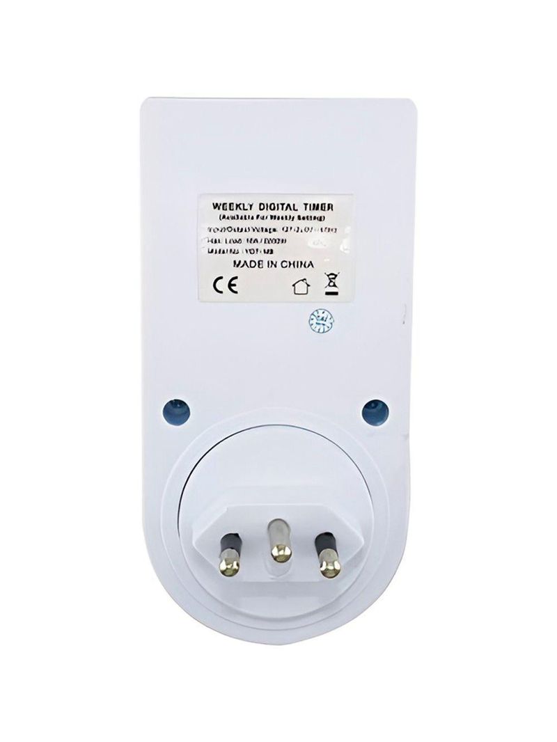 Timer Temporizador Digital Bivolt Tomada Contador Programável - Controle, Economia E Praticidade