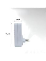 Timer Temporizador Digital Bivolt Tomada Contador Programável - Controle, Economia E Praticidade