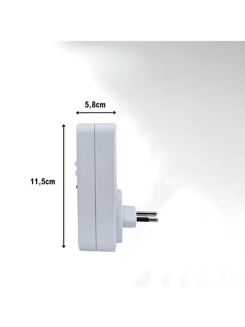 Timer Temporizador Digital Bivolt Tomada Contador Programável - Controle, Economia E Praticidade