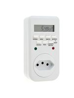 Timer Temporizador Digital Bivolt Tomada Contador Programável - Controle, Economia E Praticidade