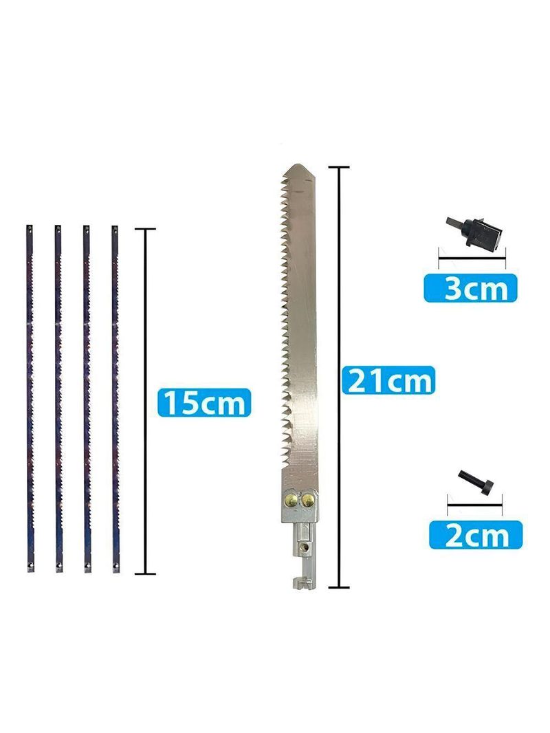 Kit Ferramentas Peças Arco De Serra Serrote Reparos - Arco De Serra Multifuncional Portátil