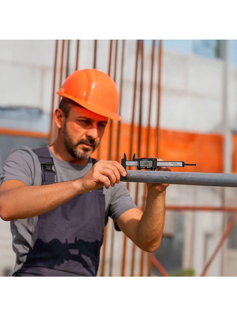 Paquímetro Digital Em Fibra De Carbono 150mm – Precisão E Leveza Em Cada Medição 6 Polegadas