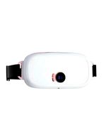 Massageador Térmico Abdominal Com Vibração – Alívio Para Menstrual E Dor Lombar Recarregável branco